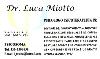 dr. luca miotto - psicologo psicoterapeuta - 339-3399858