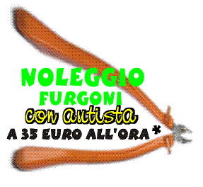 NOLEGGIO FURGONI CON AUTISTA